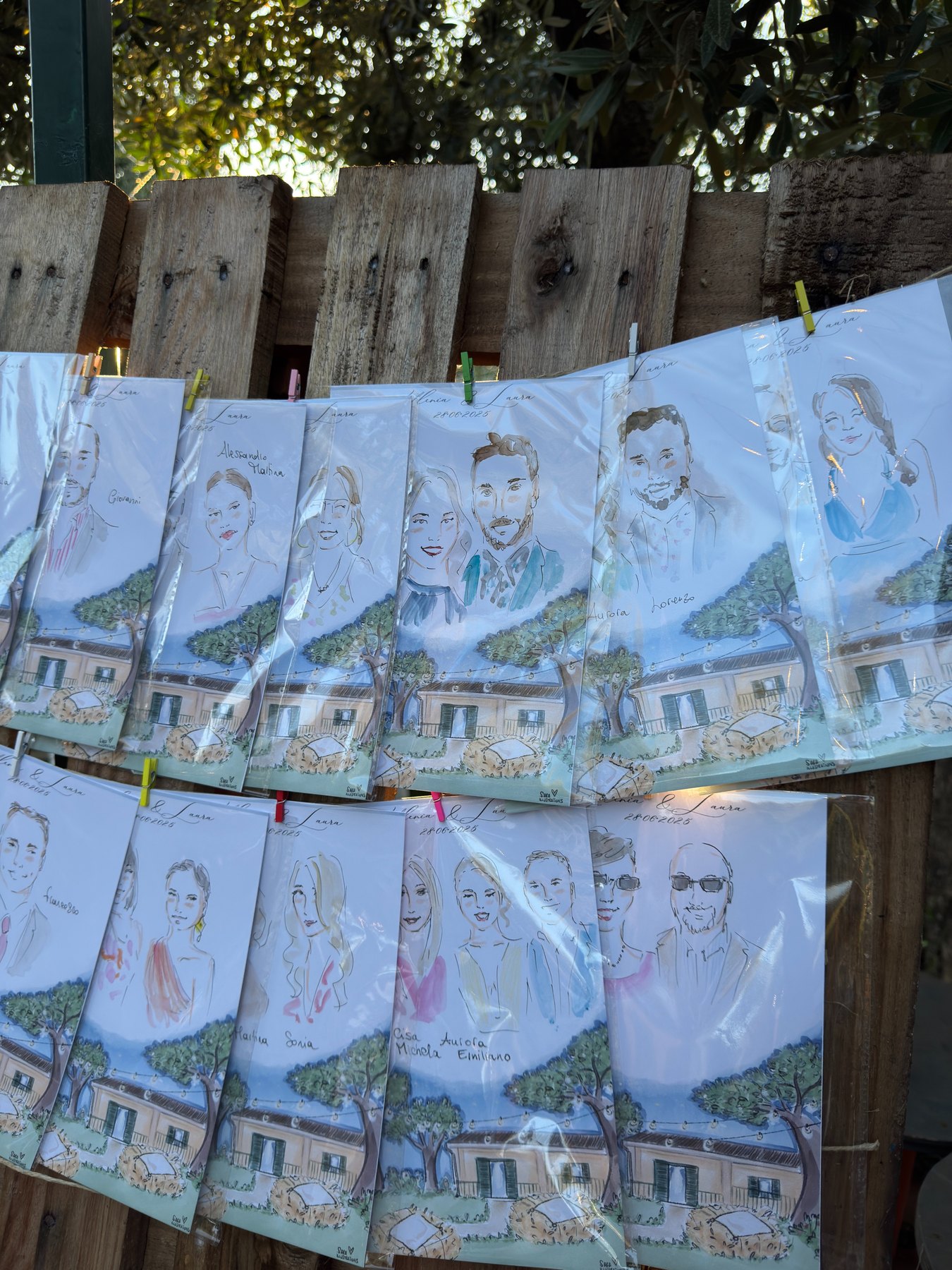 Allestimento in giardino